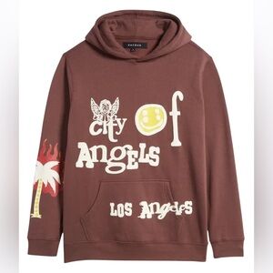 Pacsun City of Angels Brown Hoodie Size Large